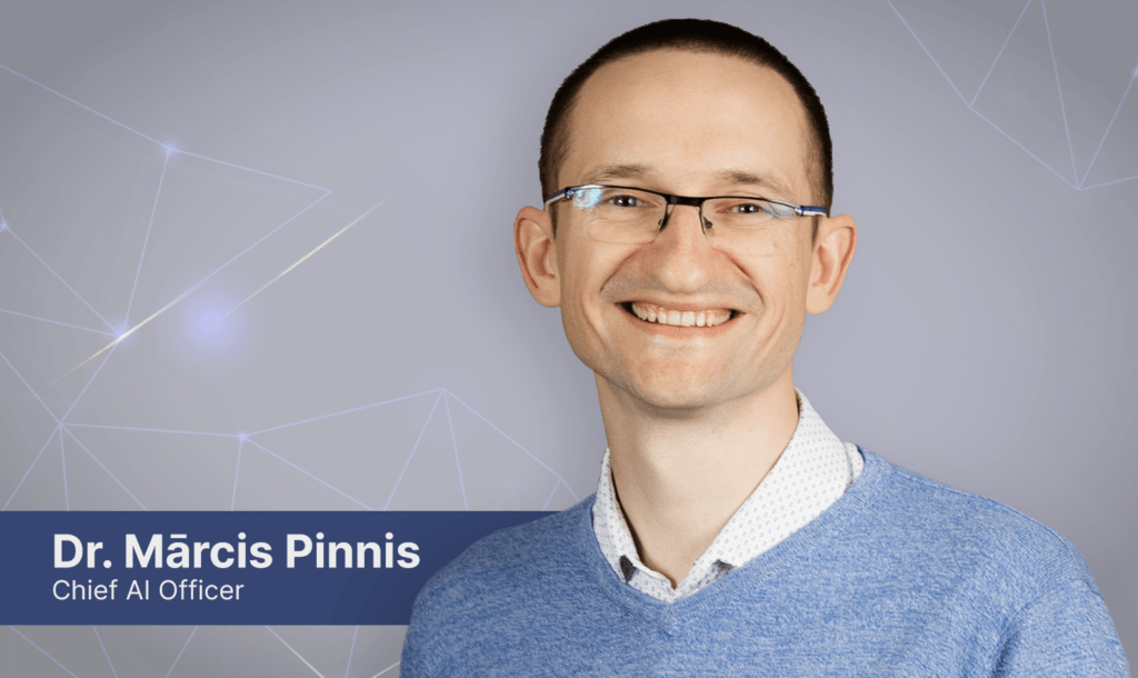 Title image wihth Marcis Pinnis